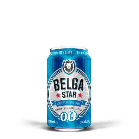 CERVEZA BELGASTAR SIN ALCOHOL 24/330ml