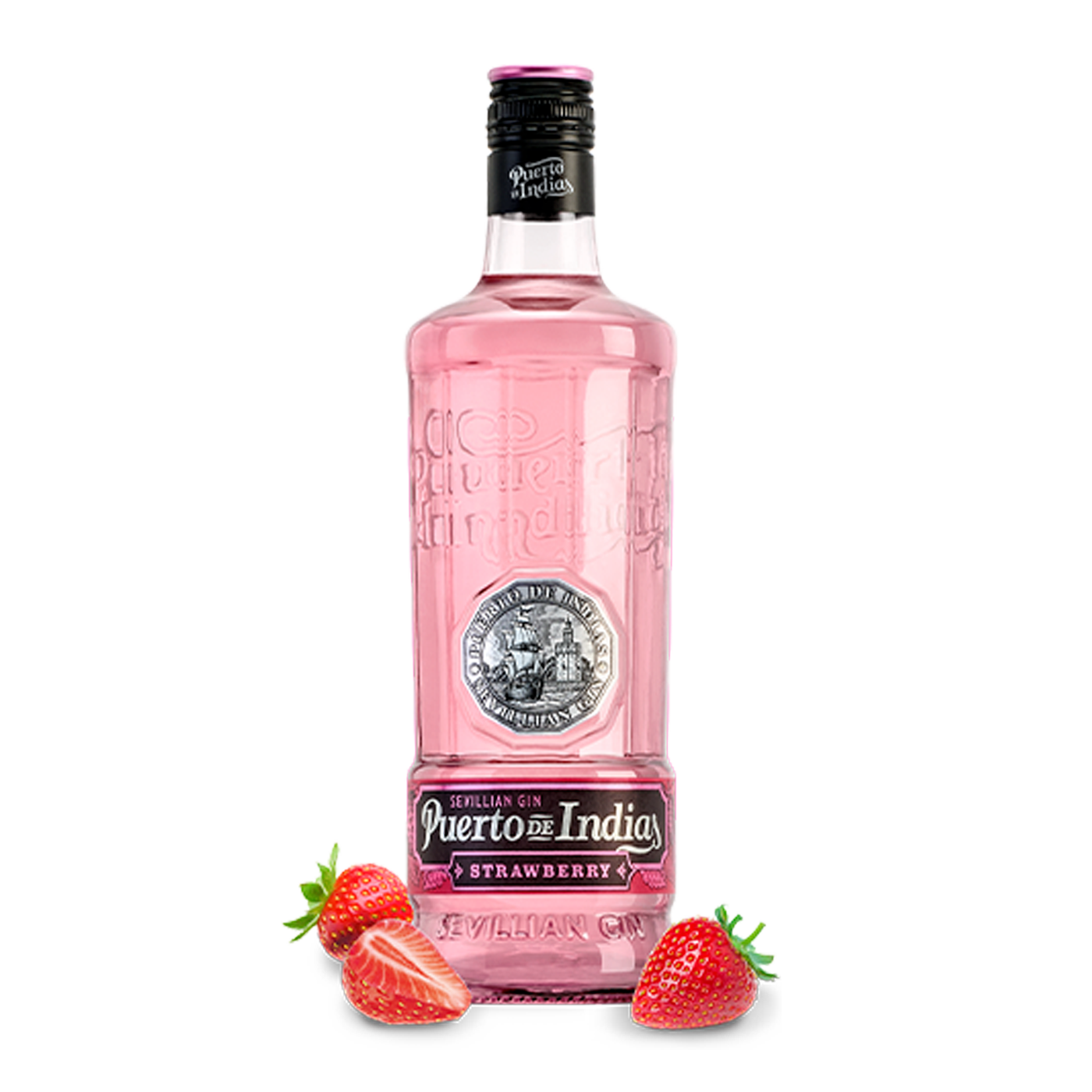 GINEBRA PUERTO DE INDIAS STRAWBERRY 6/750ml