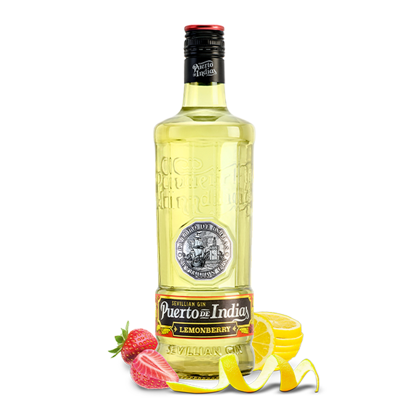 GINEBRA PUERTO DE INDIAS LEMONBERRY 6/700ml