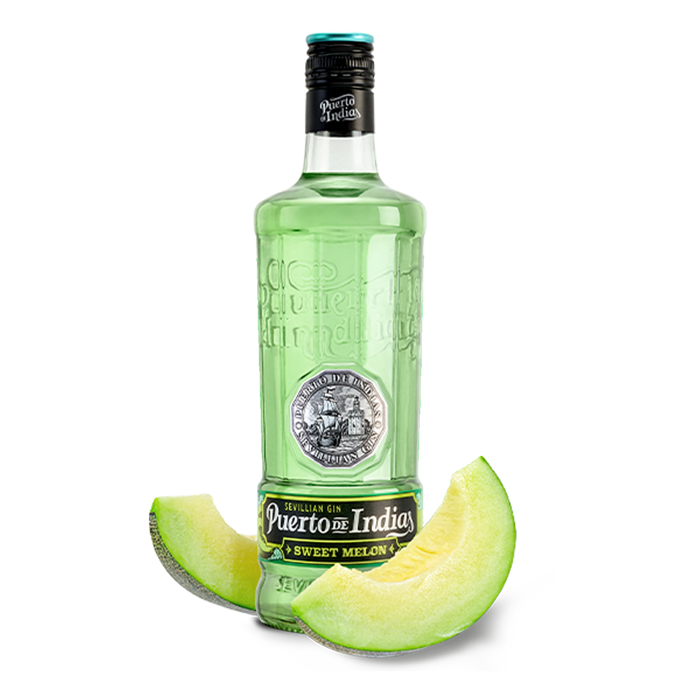 GINEBRA PUERTO DE INDIAS SWEET MELON 6/700ml
